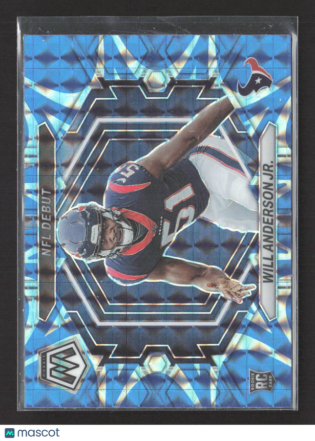 2023 Panini Mosaic Mosaic Will Anderson Jr. #ND-19 Blue Reactive RC