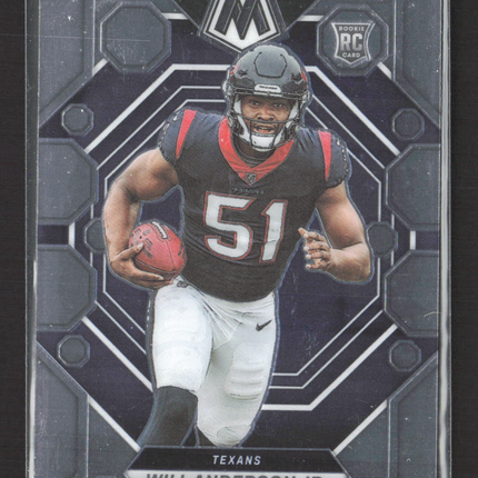 2023 Panini Mosaic Football Will Anderson Jr. #376 RC