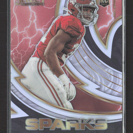 2023 Panini Select Draft Picks Sparks Prizm Will Anderson Jr. #SPR-WA RC