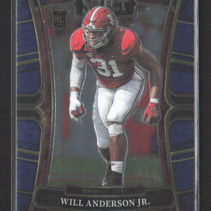 2023 Panini Select Draft Picks Will Anderson Jr. #13 RC