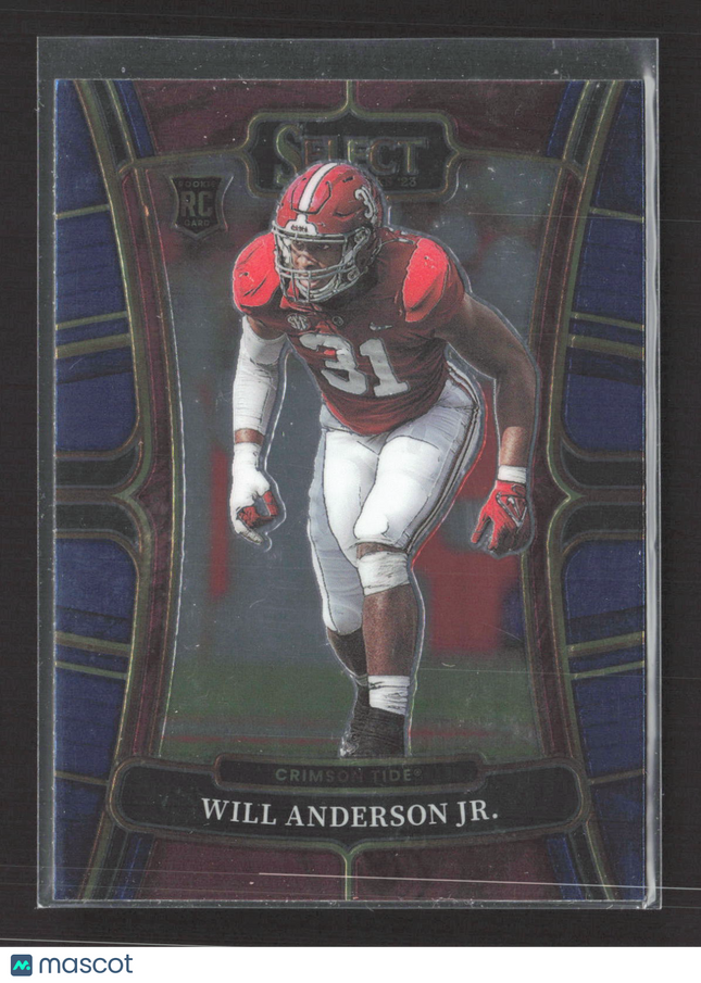 2023 Panini Select Draft Picks Will Anderson Jr. #13 RC