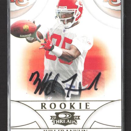 2008 Donruss Threads Will Franklin #247 auto