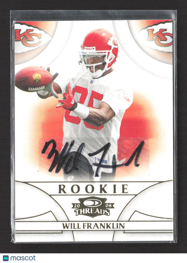 2008 Donruss Threads Will Franklin #247 auto