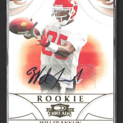 2008 Donruss Threads Will Franklin #247 auto