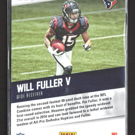 2016 Panini Phoenix Rookie Rising Will Fuller V #RR-WF 128/299