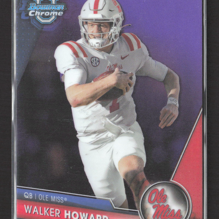 1992 Bowman Chrome University Walker Howard #78 Purple Refractor 287/399