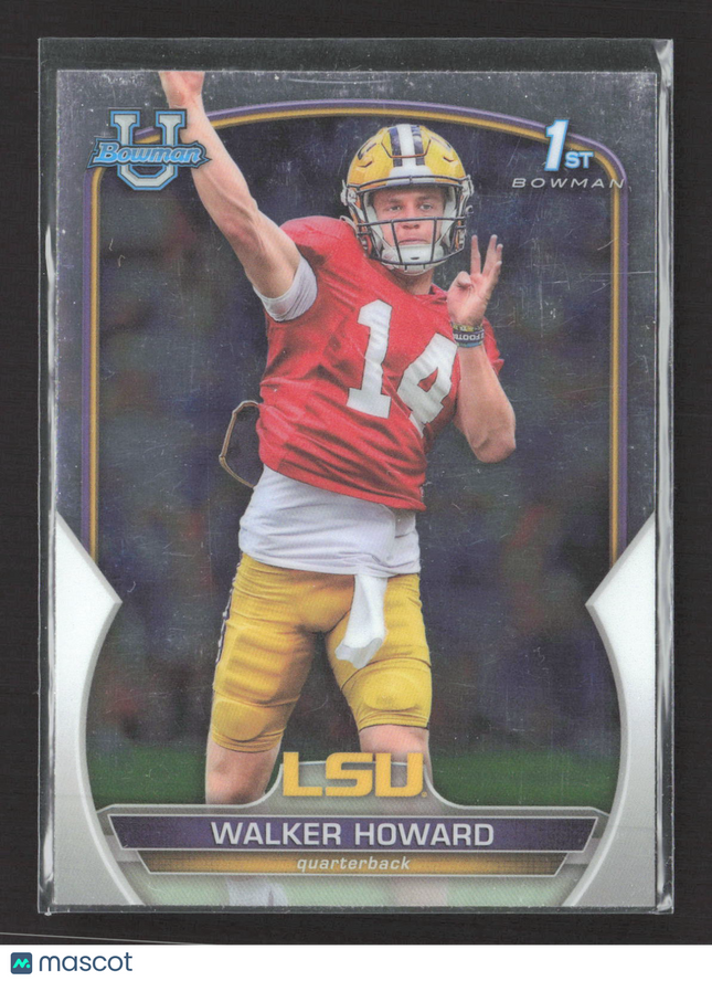 2022 Topps Bowman University Walker Howard #92
