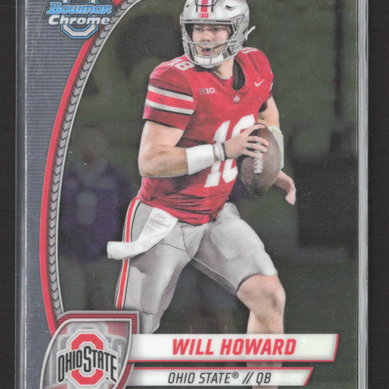 2024 Bowman Chrome University Will Howard #182