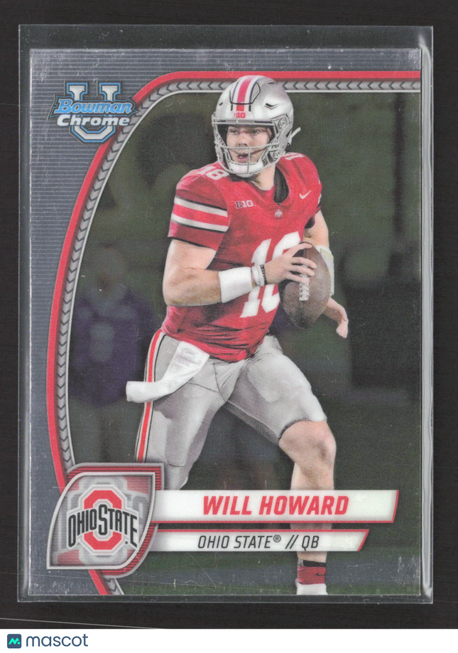 2024 Bowman Chrome University Will Howard #182