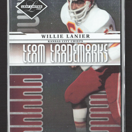 2008 Leaf Limited Team Trademarks Willie Lanier #T-39 894/999