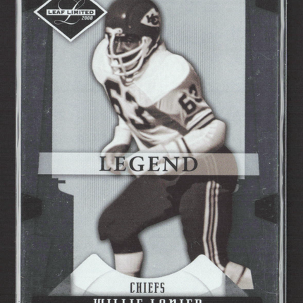 2008 Donruss Leaf Limited Willie Lanier #195 /499