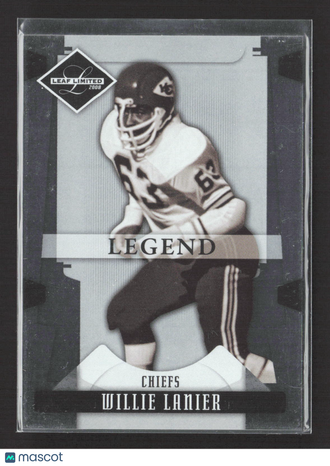 2008 Donruss Leaf Limited Willie Lanier #195 /499