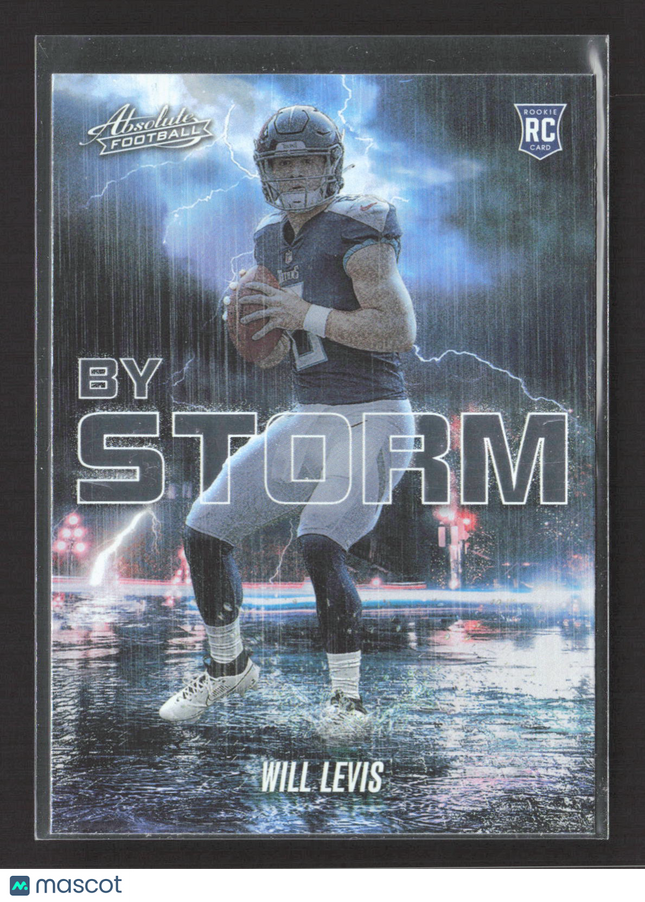 2023 Panini Absolute Football By Storm Will Levis #BST-14 RC