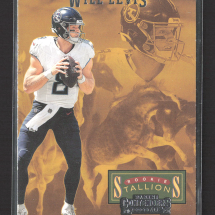 2023 Panini Contenders Football Rookie Stallions Will Levis #7