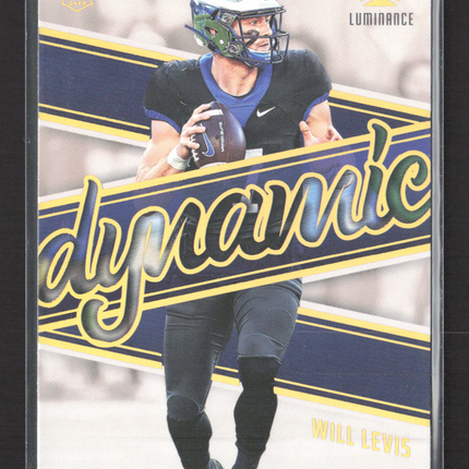 2023 Panini Luminance Football Will Levis #DR-3 Dynamic RC