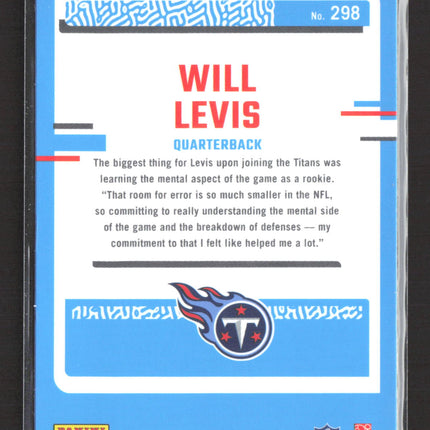 2023 Panini Donruss Optic Will Levis #298