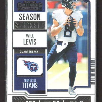 2023 Panini Contenders Season Ticket Will Levis #97