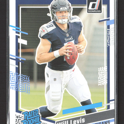 2023 Panini Donruss Football Will Levis #397