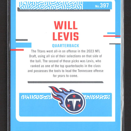 2023 Panini Donruss Football Will Levis #397