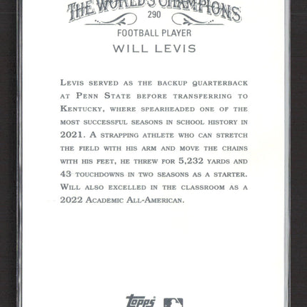 2023 Topps Allen & Ginter Will Levis #290