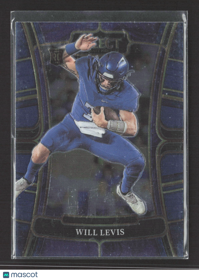 2023 Panini Select Draft Picks Will Levis #3 Blue RC
