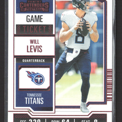 2023 Panini Contenders Football Will Levis #97 RC
