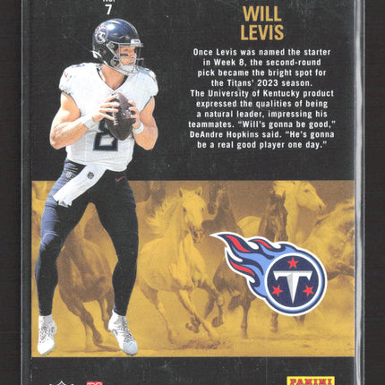 2023 Panini Contenders Football Rookie Stallions Will Levis #7