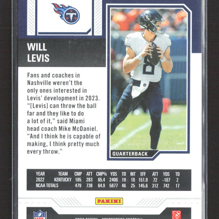 2023 Panini Contenders Season Ticket Will Levis #97
