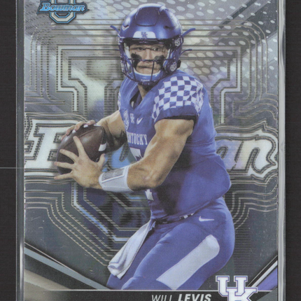 2022 Topps Bowman University Will Levis #60