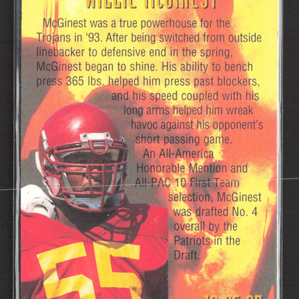 1994 Fleer NFL Prospects Willie McGinest #18