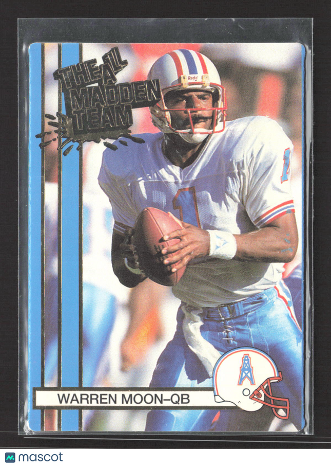 1990 Action Packed All-Madden Team Warren Moon #8