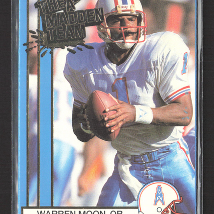 1990 Action Packed All-Madden Team Warren Moon #8