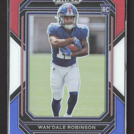 2023 Panini Prizm Wan'Dale Robinson #315 Red White Blue RC