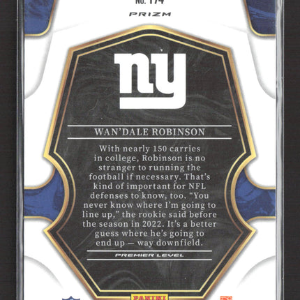 2023 Panini Select Prizm Wan'Dale Robinson #174 Premier Level RC