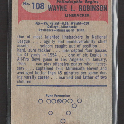 1955 Bowman Wayne Robinson #108