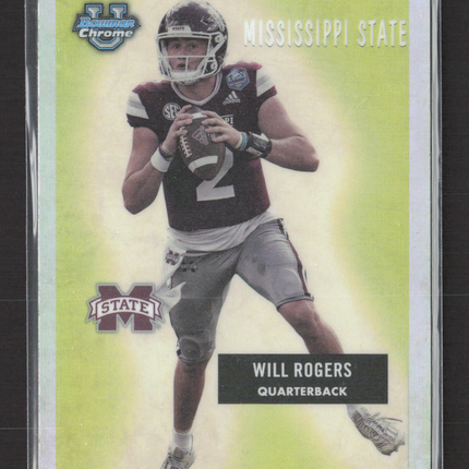 2023 Bowman Chrome University Will Rogers #55BF-14