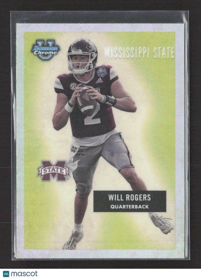 2023 Bowman Chrome University Will Rogers #55BF-14