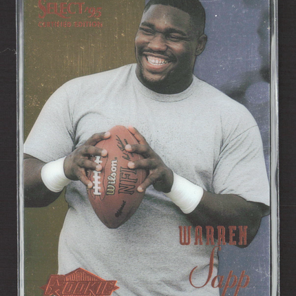 1995 Pinnacle Select Certified Edition Warren Sapp #127