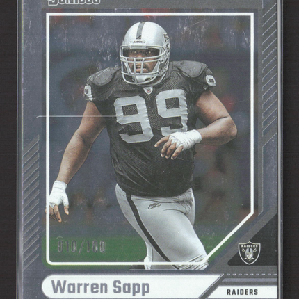 2024 Donruss Football Warren Sapp #299 Press Proof 010/100