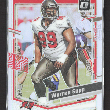 2023 Panini Donruss Optic Warren Sapp #187 holo