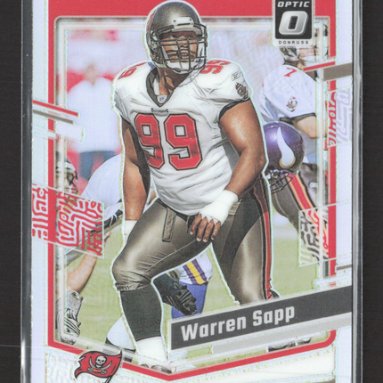 2023 Panini Donruss Optic Prizm Warren Sapp #187 holo
