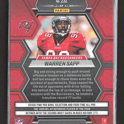 2023 Panini Mosaic Prizm Warren Sapp #232 Silver