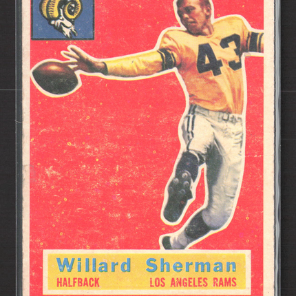 1956 Topps Willard Sherman #66