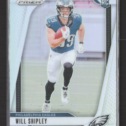 2024 Panini Prizm Football Will Shipley #397 RC silver