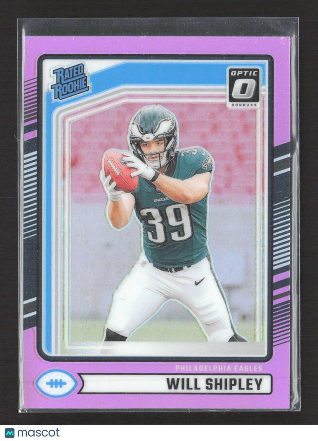 2024 Panini Donruss Optic Will Shipley #312 pink