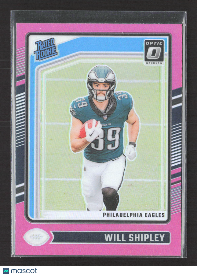 2024 Panini Donruss Optic Will Shipley #298 Pink