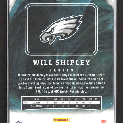2024 Panini Origins Football Will Shipley #126 RC 143/149