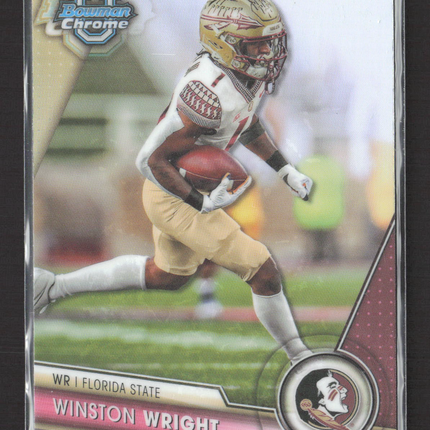 2023 Bowman University Chrome Winston Wright #82 Refractor