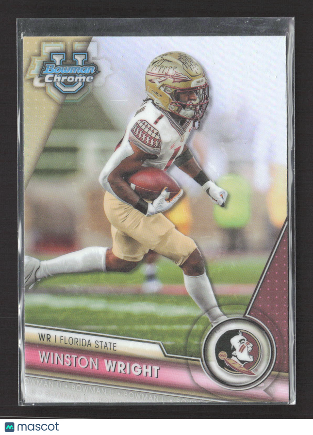 2023 Bowman University Chrome Winston Wright #82 Refractor