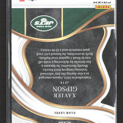2024 Panini Select Prizm Xavier Gipson #205 Club Level RC